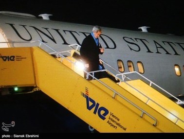 عکس/ ورود وزیر امور خارجه آمریکا به وین