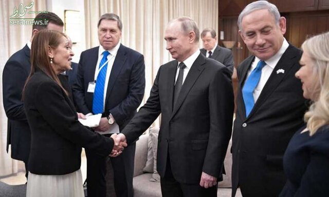 عکس/ تصویر دسته‌جمعی پوتین با خانواده نتانیاهو