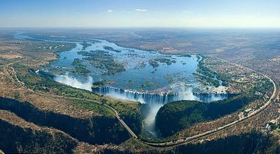 آبشار ویکتوریا در زامبیا