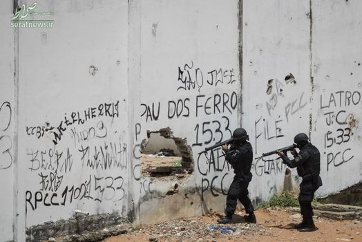 عملیات نیروهای امنیتی برزیل پس از شورش در یکی از زندانهای این کشور