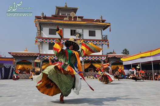 رقص راهبان بودایی در تبت