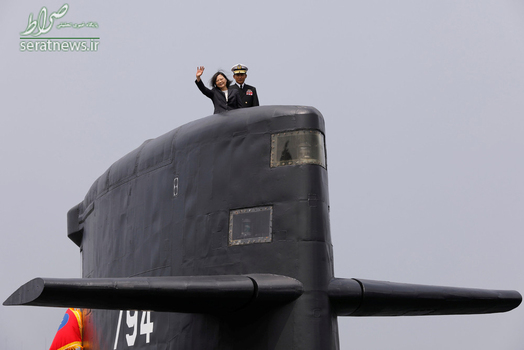 زیردریایی سواری تسای اینگ ون رییس جمهور تایوان