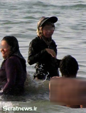 تصاویری حیرت انگیز از دختران لختی و بد حجاب در سواحل شمال کشور!!