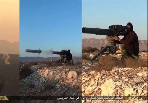 موشک ضدزره آمریکایی تاو در داعش +تصاویر