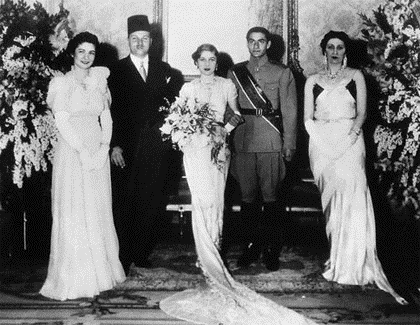 عکس/ مراسم ازدواج فوزیه و محمدرضا پهلوی