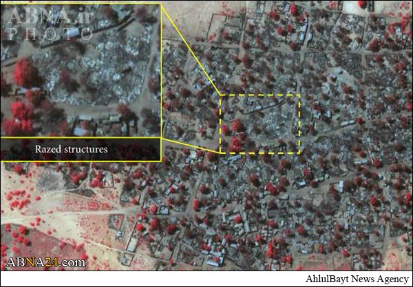 عکس ماهواره‌ای از جنایات بوکوحرام