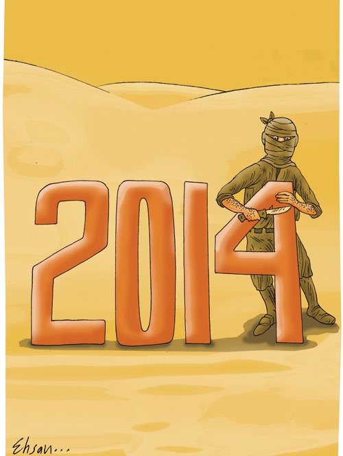 کاریکاتور/ پایان سال 2014