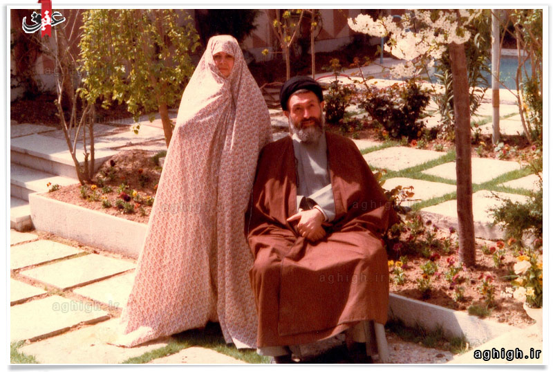 عکس منتشر نشده از بهشتی و همسرش