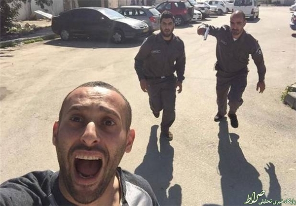 سلفی فرار یک فلسطینی از دست سربازان صهیونیست