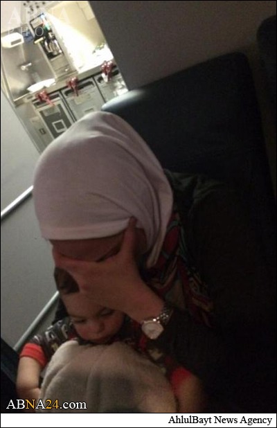 اهانت به زن مسلمان در هواپیما +عکس