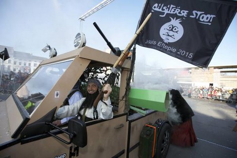 جولان داعش درخیابان‌های بلژیک +تصاویر