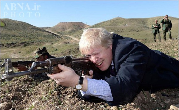 شهردار لندن به جنگ داعش رفت +عکس