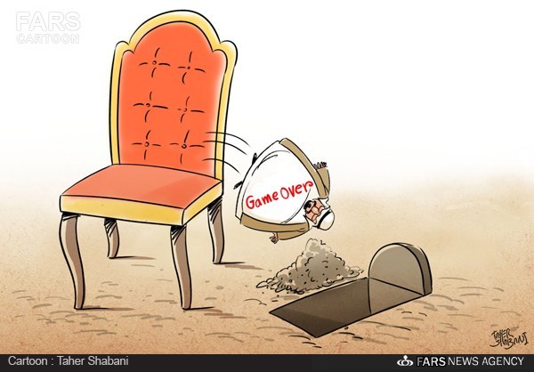 کاریکاتور/ در گذشت پادشاه عربستان!