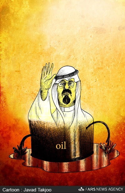 کاریکاتور/ در گذشت پادشاه عربستان!