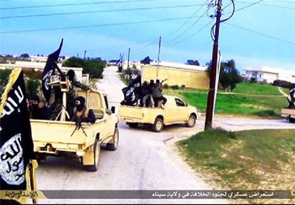 رژه داعش در شبه جزیره سینا+تصاویر