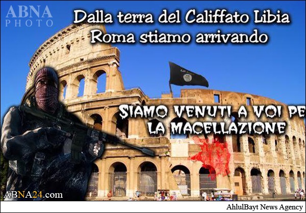 داعش در رم ایتالیا +تصاویر