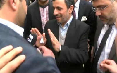 تکذیب مصاحبه احمدی‌نژاد با BBC +عکس