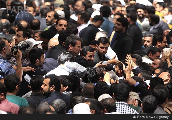 تصاویر/احمدی‌نژاد در مراسم سالگرد امام(ره)