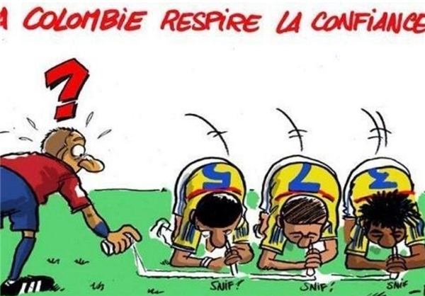 کاریکاتور جنجالی علیه کلمبیا+عکس