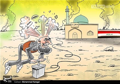 کاریکاتور/ داعش مسجدخراب کن!
