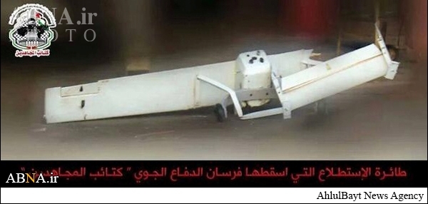 سقوط هواپیمای اسرائیلی در غزه+عکس