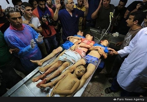 دلسوزی متفاوت در غزه!+عکس