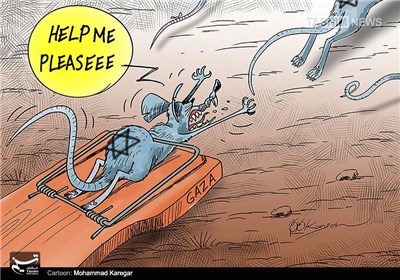 کاریکاتور/ موش صهیون در تله مقاومت...