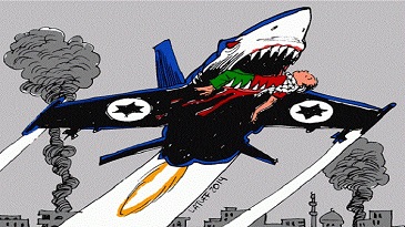 نگاه کاریکاتوریست‌های دنیا به غزه+تصاویر