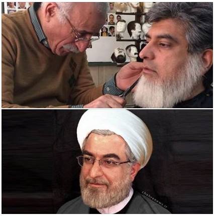 روحانی در پشت صحنه شاهگوش! +عکس