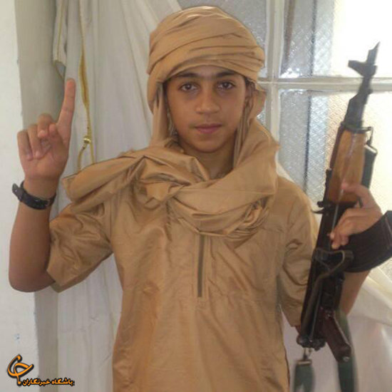 عکس/ کوچکترین عضو خارجی داعش
