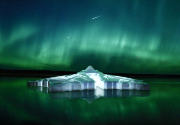 هتل شیشه‌ای در قطب شمال+تصاویر