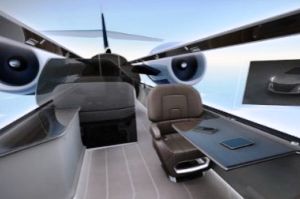 تصاویر / یک هواپیمای اعجاب انگیز با سقف شیشه ای!!