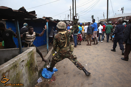 محاصره ویروس ابولا + تصاویر