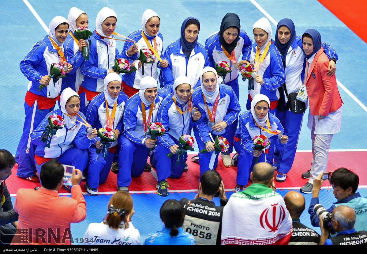عکس/ نایب قهرمانی کبدی زنان ایران