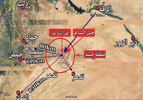 بازپس گیری میدان‌های نفت و گاز ریف از داعش+نقشه