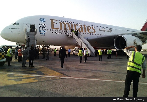 تصاویر/ پهن‌پیکرترین هواپیمای دنیا در تهران