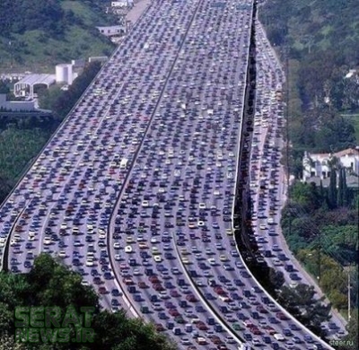 عکس/ بزرگترین ترافیک دنیا