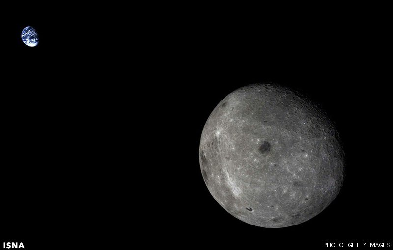 پرتره‌ای خارق‌العاده از همنشینی ماه و زمین + عکس