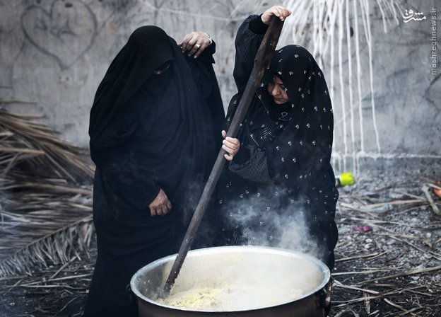تصاویر/ نذری سیدالشهداء زیر سایه وحشت از آل خلیفه