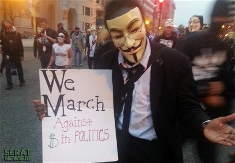 تظاهرات در واشنگتن علیه دولت آمریکا +تصاویر