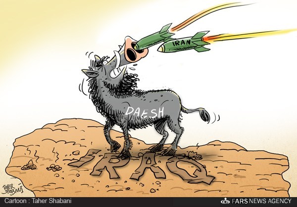 کارکاتور/ ایران داعش را بمباران کرد
