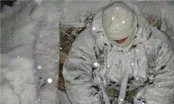 عکس/ برف هم حریف حزب الله نیست