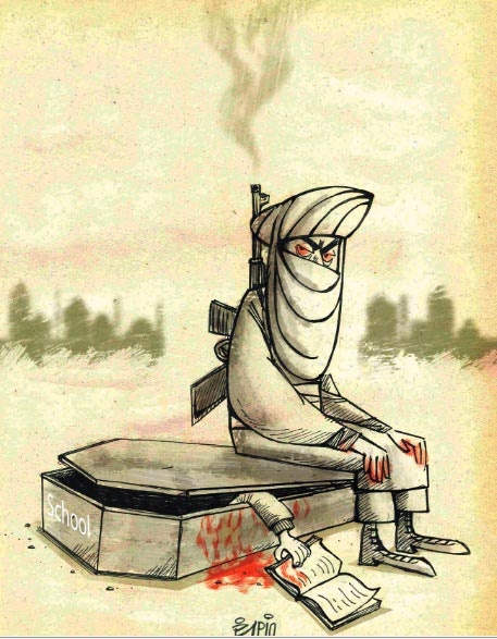 کاریکاتور/ تفکر طالبانی!