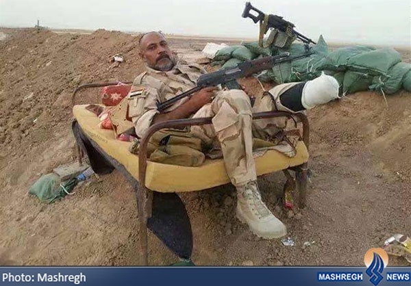 عکس/ جنگنده‌ای علیه داعش با یک‌پا