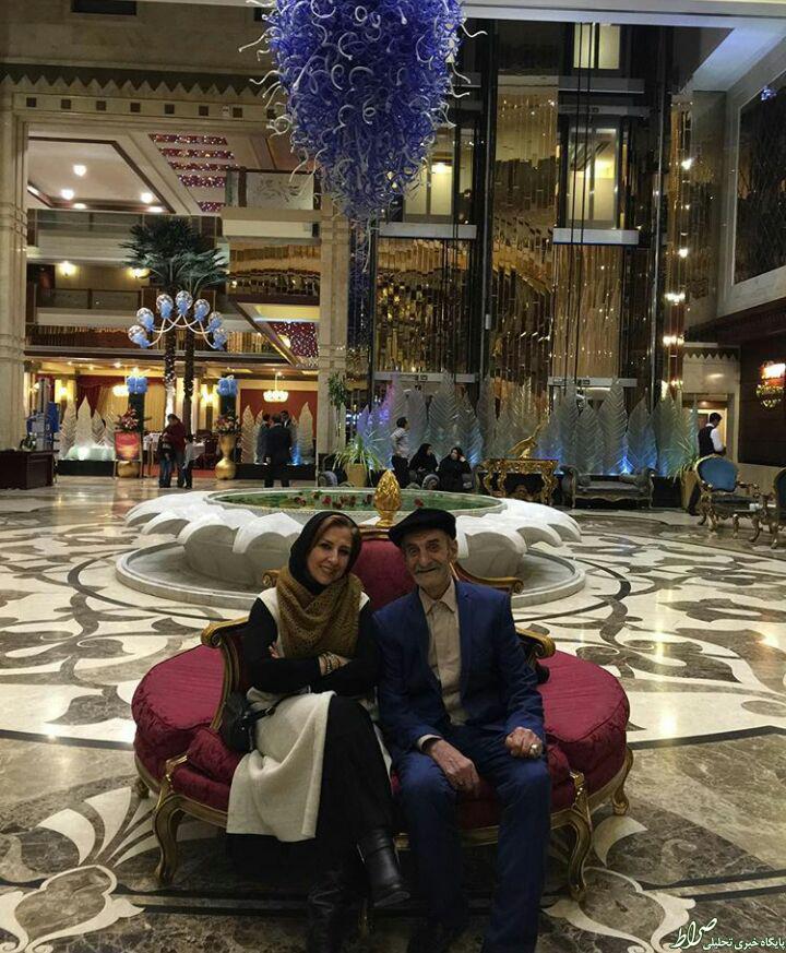 عکس/ مرجانه‌گلچين و احمدپورمخبر در هتل