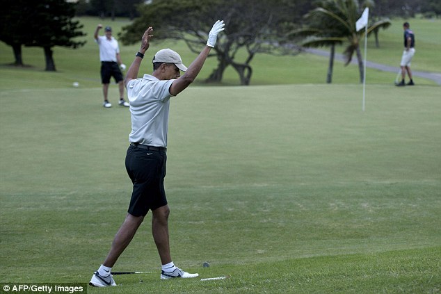 خوشگذرانی اوباما در هاوایی +تصاویر