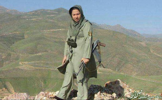 عکس/ اولین زن محیطبان مسلح ایران