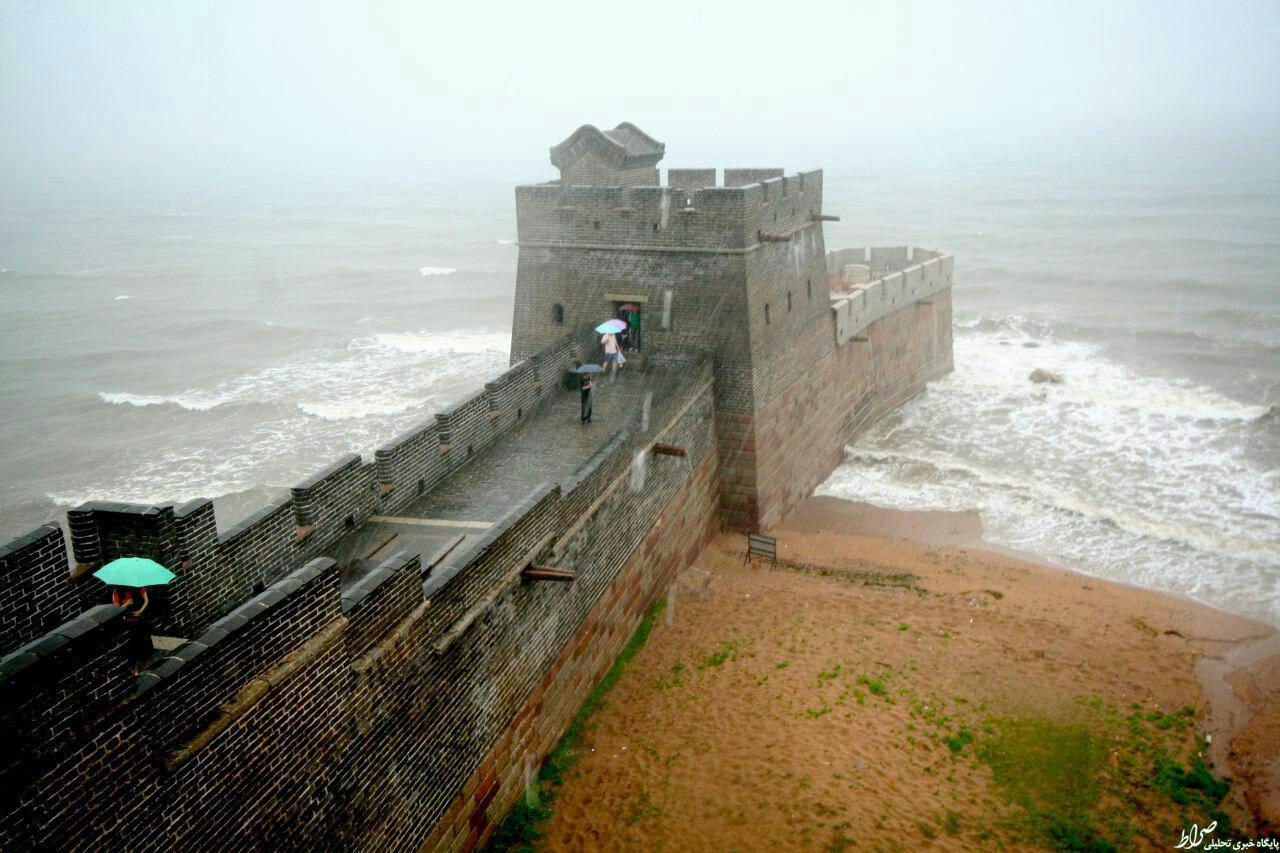 عکس/ انتهای دیوار چین