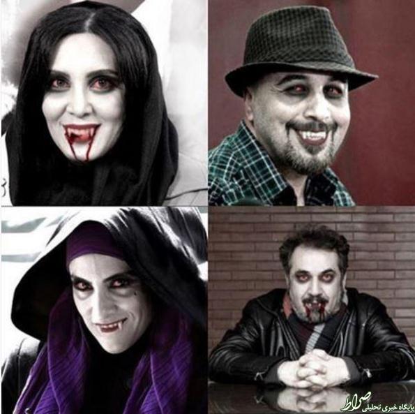 تصویری ترسناک از 4 بازیگر ایرانی سرشناس!