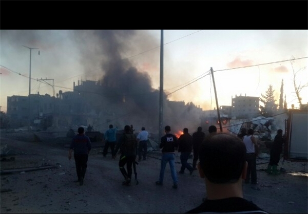 جزئیات انفجار دیروز غزه +تصاویر